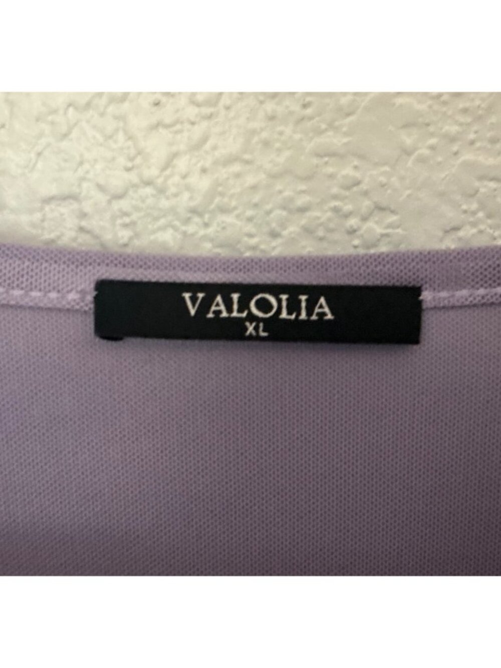Valolia Womens Floral Ruffle Sleeve Purple Chiffon Blouse XL - Picture 4 of 4